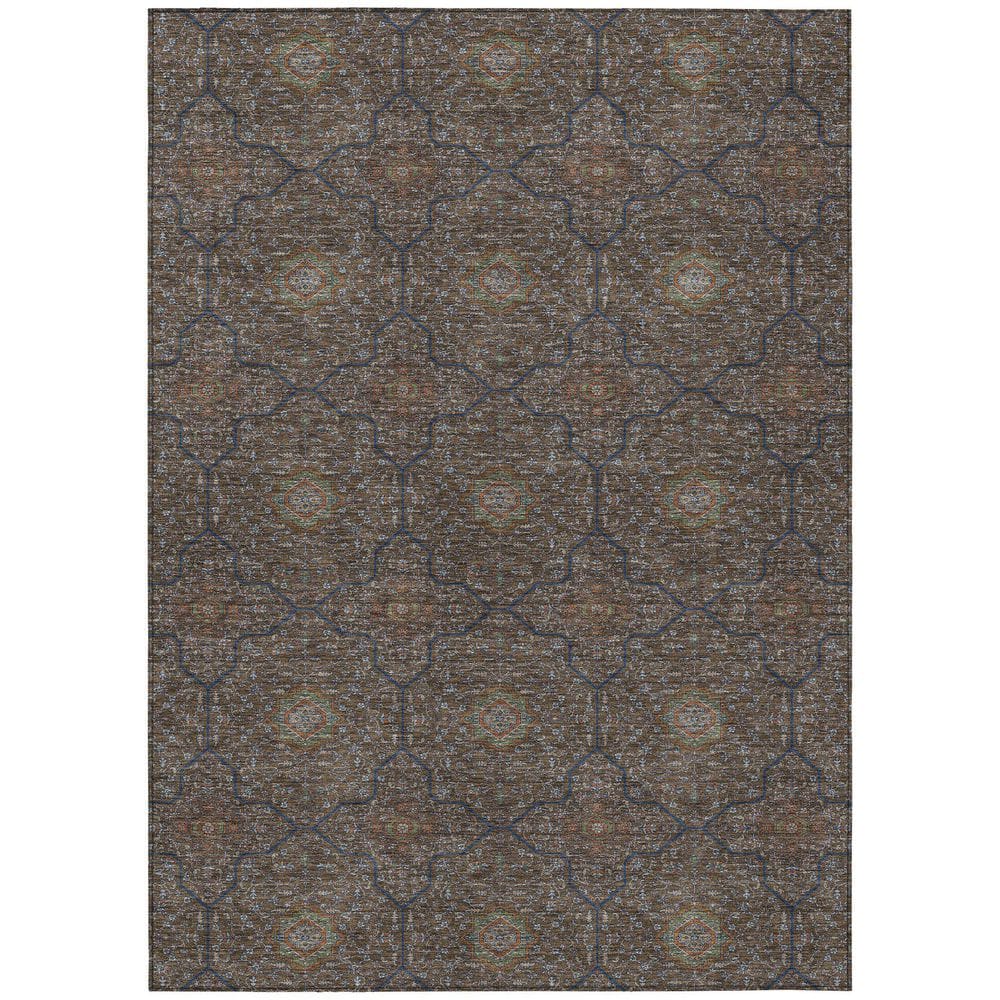 Chantille Machine Washable Indoor/Outdoor Abstract ACN2409 Chocolate 9 ft. x 12 ft. Area Rug price history on PriceWatchPro