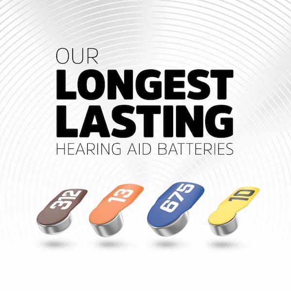 what are the longest lasting hearing aid batteries