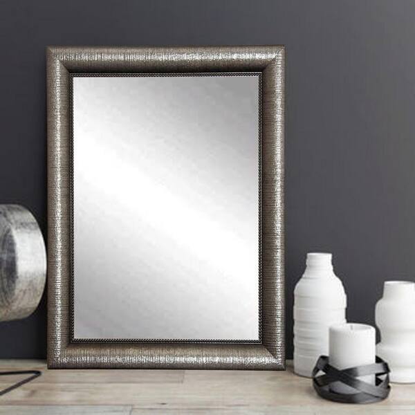 BrandtWorks Silver Metallic Glam Framed Mirror