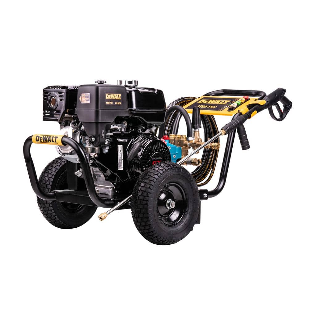 DEWALT 4200 PSI 4.0 GPM Belt Driven Gas Pressure Washer Powered by HONDA60606 The Home Depot