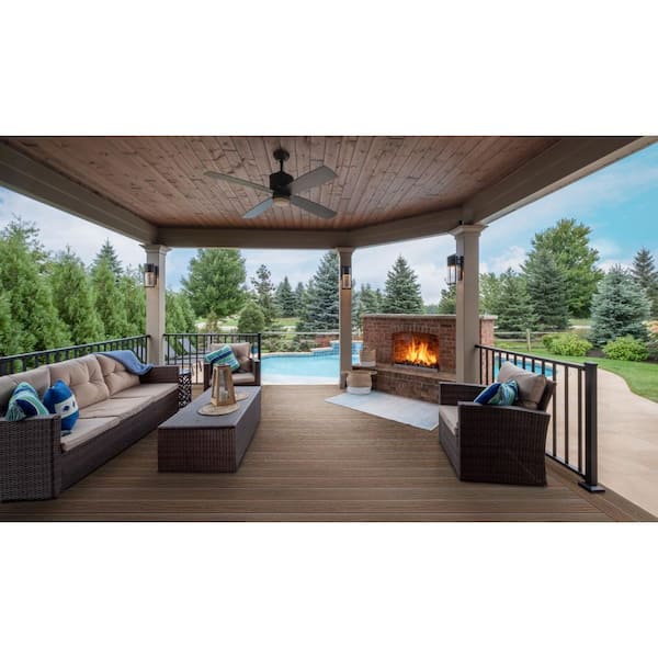 Vision CoolDeck Cold Brew 1 in. x 5.4 in. x 20 ft. Solid Edge Capped Composite Decking 10-Piece H-Pack