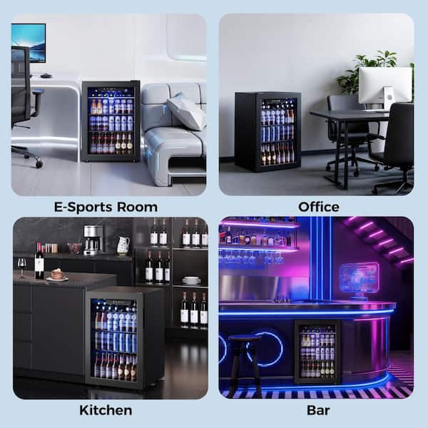 SIMZLIFE 17.4 in. Single Zone 100-Cans Freestanding/Countertop