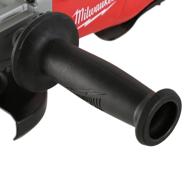 Milwaukee 11 Amp Corded 4-1/2 in. Small Angle Grinder Paddle Lock