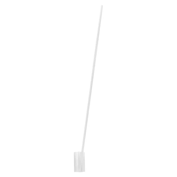 KUZCO Lever 60-in 1 Light 22-Watt White Integrated LED Wall Sconce