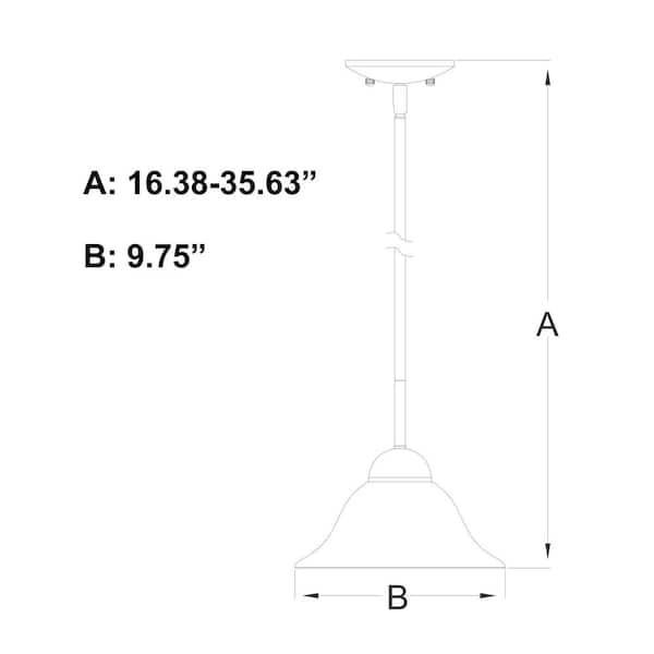 Da Vinci 1-Light Brushed Nickel Shaded Mini Pendant Ceiling Light White Glass