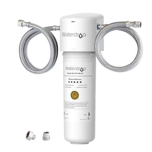8000 Gal. 0.01 m Long Last Ultra Filtration Under-Sink Water Filter System- Direct Connect to Kitchen Faucet