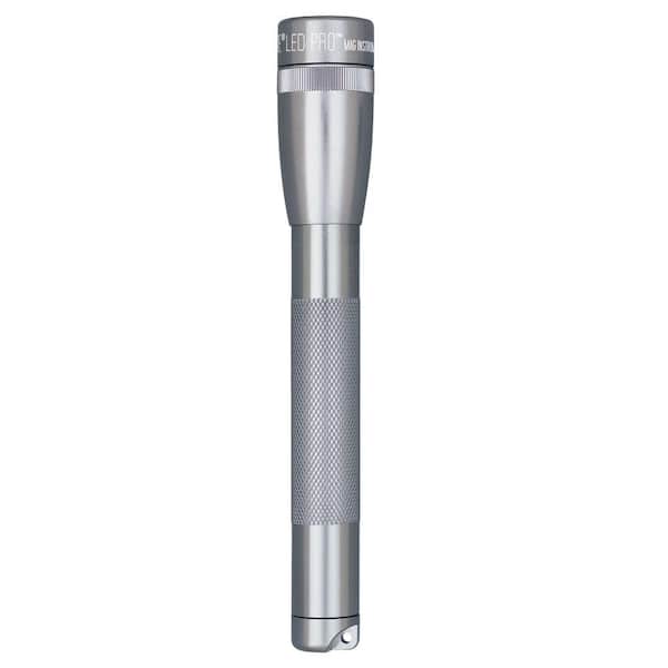 Maglite 2AA Gray LED Pro Mini Flashlight - The Home Depot