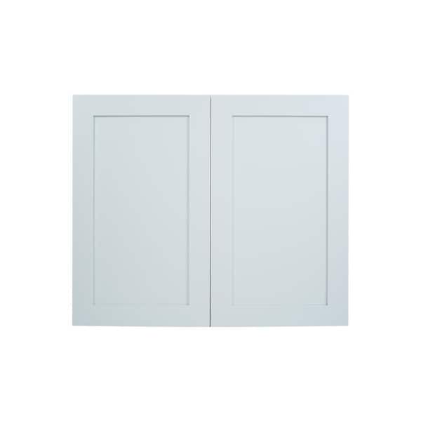 Everest 27 in. W x 12 in. D x 30 in. H Ready to Assemble Shaker Wall Kitchen Cabinet in White