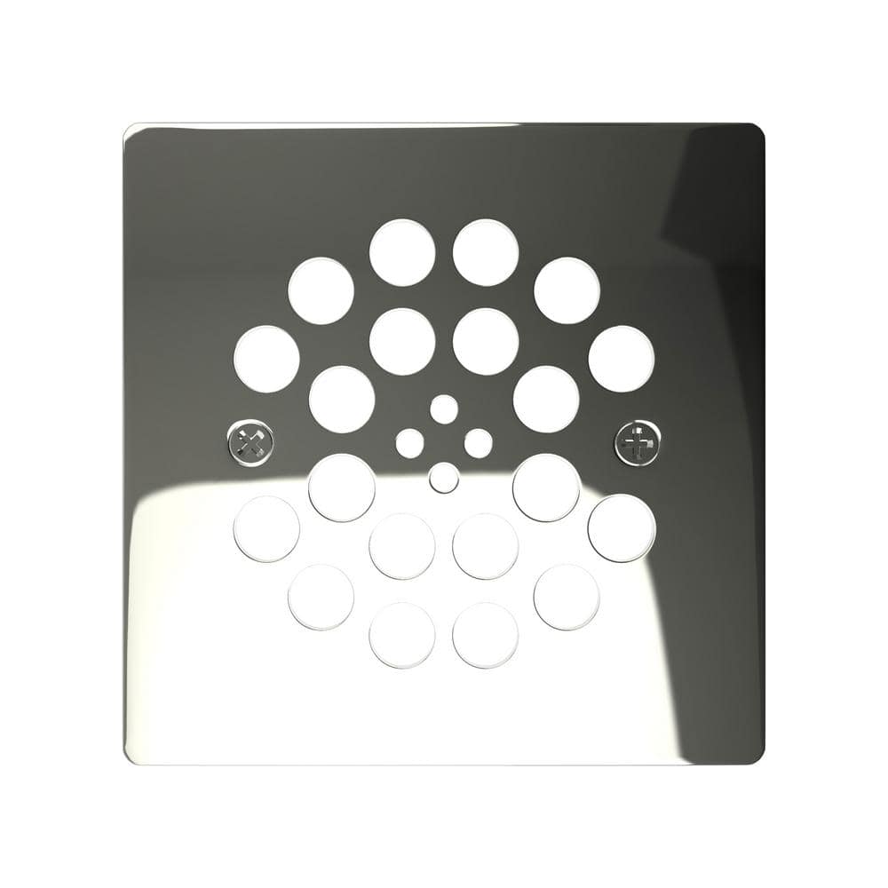 Redi Drain 4.25 in. x 4.25 in. Square Drain Plate in Polished Chrome price history on PriceWatchPro