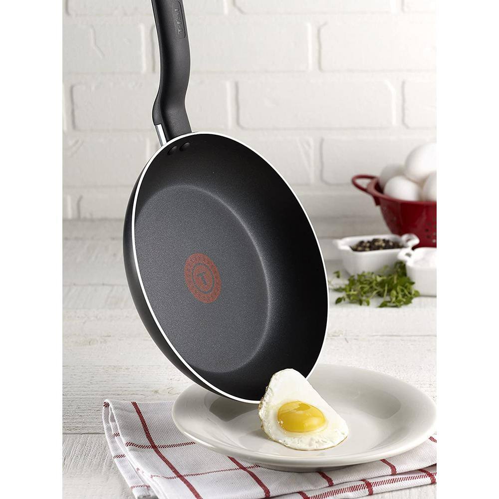 T-fal 12-Piece Black Non-Stick Aluminum Cookware Set