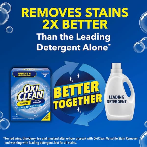 OxiClean Versatile Fabric Stain Remover Powder,7.22 lbs., 2-Pack