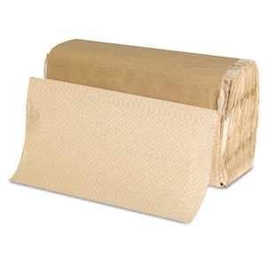 Single-fold Paper Towels 9 x 9 9/20 Natural (250 Sheets per Pack, 16 Packs per Carton)
