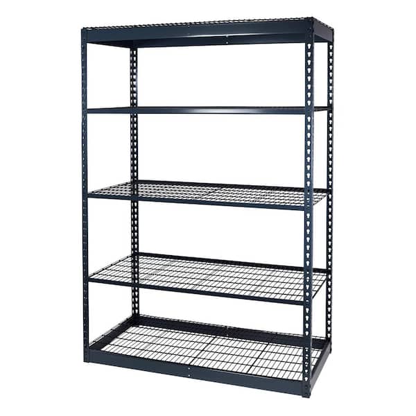 Storage Concepts Gray 5-Tier Boltless Steel Garage Storage Shelving Unit (36 in. W x 84 in. H x 18 in. D)