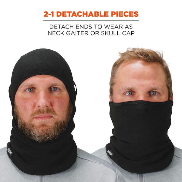 N-Ferno Black 2-Piece Fleece Balaclava