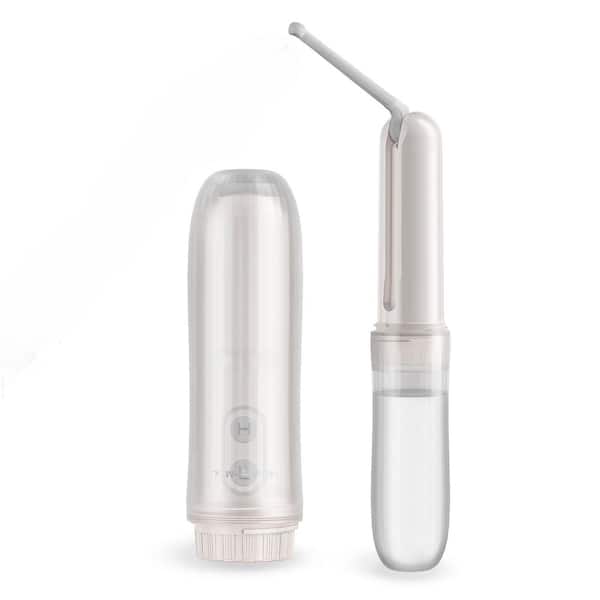 Electric Handheld Travel Bidet Sprayer Bidet Attachment with 2 Pressure Modes and Foldable Included (White)