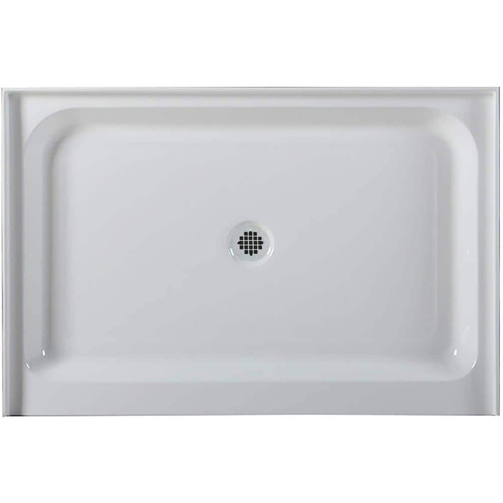 48'' White Acrylic Rectangular Single Shower Base