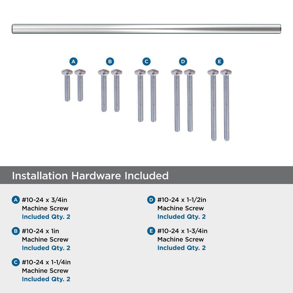 18 Inch Polished Chrome Modern Bar Pull