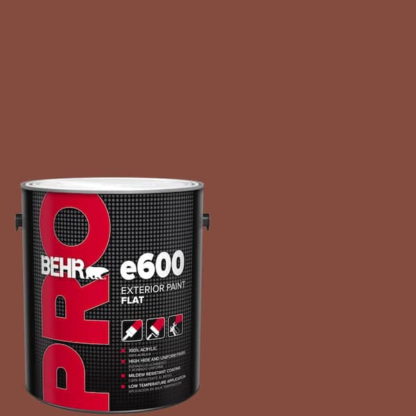 1 gal. #S160-7 Red Chipotle Flat Exterior Paint