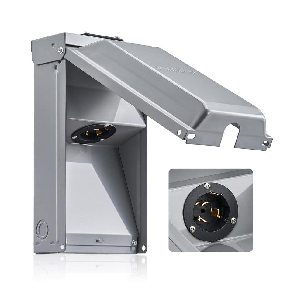 .N/A 50 Amp Power Inlet Box, NEMA SS2-50P, 120/240V, 12000W ...