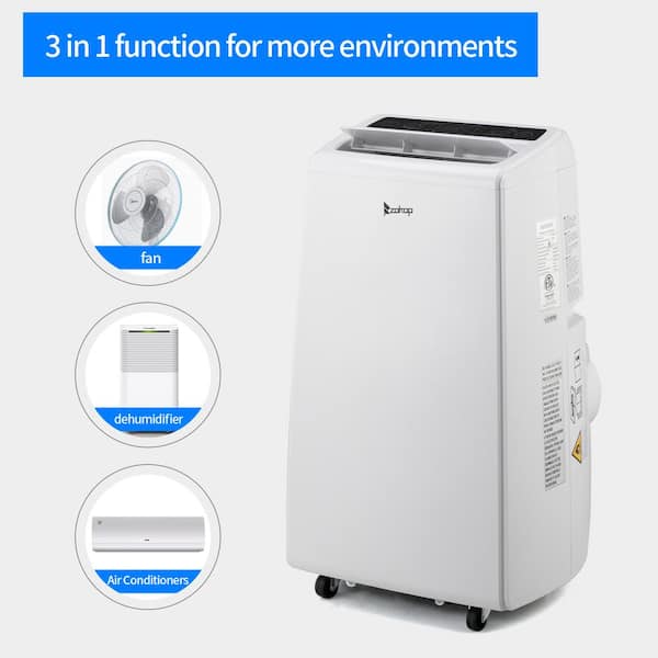 Westinghouse 12,000 BTU Portable Air Conditioner with Remote, 3-in-1 Operation, Up to 400 Sq ft