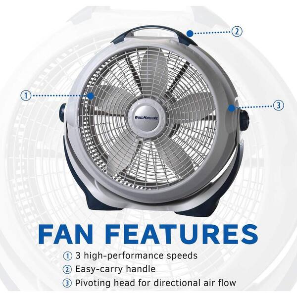 Lasko 20 In 3 Speed Floor Fan 3300 The Home Depot