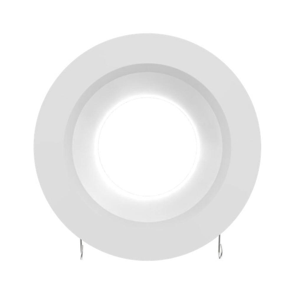 7.625'' White Aluminum LED Retrofit Recessed Lighting Kit