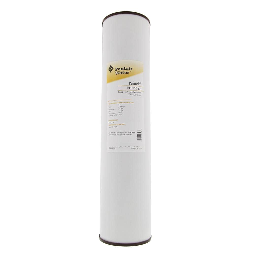 Pentek 155263 RFFE20BB 20 in. x 41/2 in. Iron Reduction Water Filter PENTEKRFFE20BB The