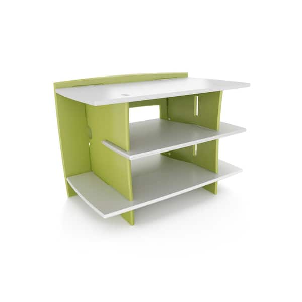 Legare Kid's 3-Shelf Gaming Stand in Frog Collection Lime Green Color