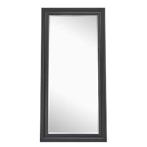 Black 31 in. W x 65 in. H Framed Floor Mirror Full Length Mirror Standing Mirror Large Rectangle Full Body Modern Mirror
