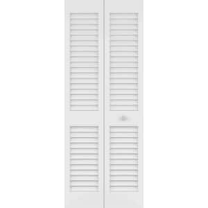 Frameport 24 in. x 80 in. Plantation Louver/Louver 1-3/8 in. Solid