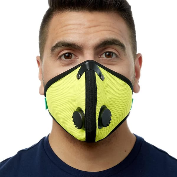 Reusable Mask, Dust Mask, Lightweight and Comfortable Dust Mask for Woodworking, Painting, Landscaping, Green, X-Large