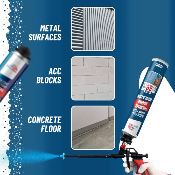 Ixirpro Spray Foam Insulation Can (12-Pack) - 30 Oz High Density Expanding Sealant