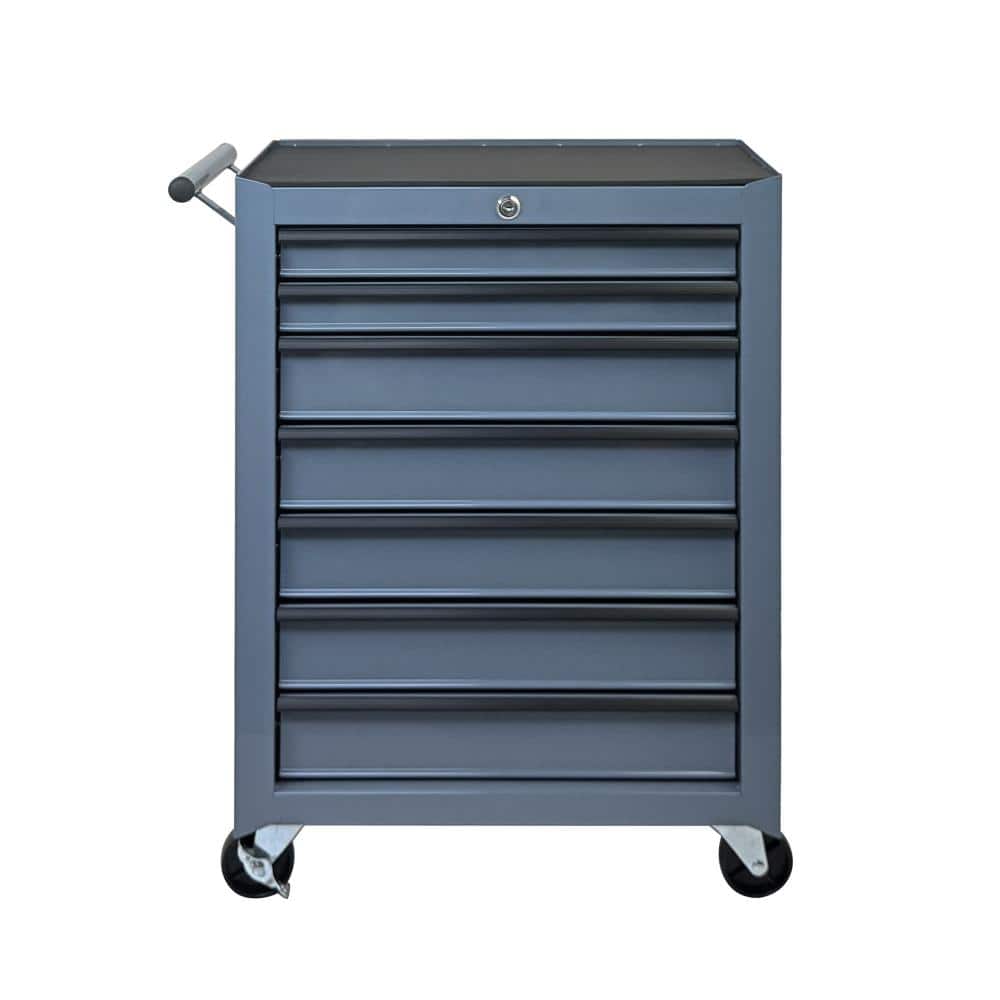20 Inch 7 Drawer Rolling Metal Tool Chest Gray, Steel Tool Storage Cabinet with Swivel Brake Casters for Garage price history on PriceWatchPro