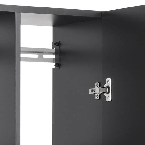 Buy Transport 2-Door Cabinet, Black, 46w x 24d x 72h, w/4 Extra Deep  Adj. Shelves