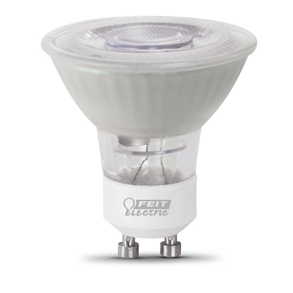 50-Watt Equivalent MR16 GU10 Dimmable Track Lighting 90+ CRI Frosted Flood 
