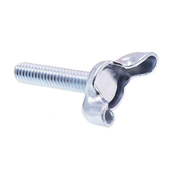 Prime-Line 1/4 in.-20 x 1-1/4 in. Zinc Plated Steel Stamped Thumbscrews (5-Pack)