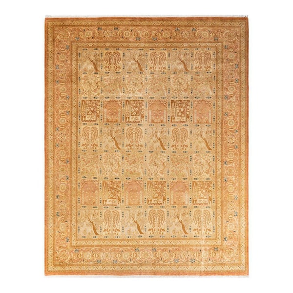 Solo Rugs Mogul One-of-a-Kind Traditional Brown 8 ft. 2 in. x 10 ft. 5 in. Oriental Area Rug