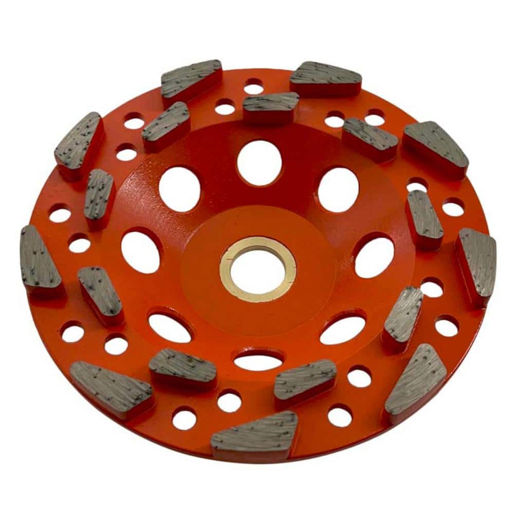 EDiamondTools 5 in. Concrete, Segmented Rim, 18 Diamond Blade Segments