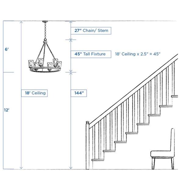 Progress Lighting Staunton Collection 1-Light Graphite Pendant