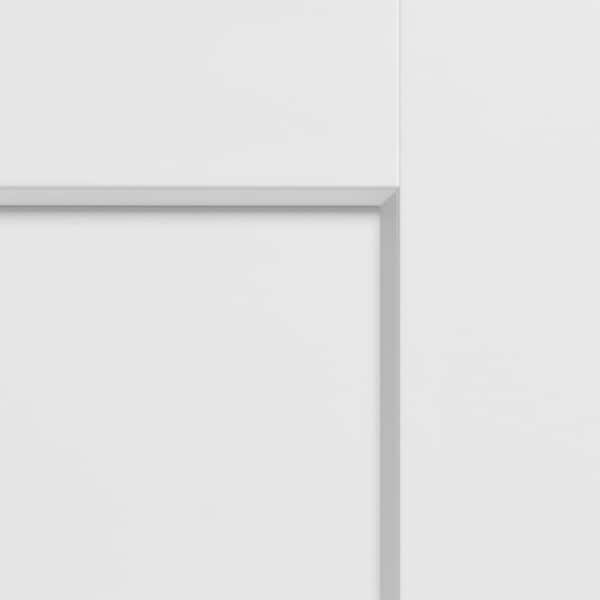 Masonite 32 in. x 80 in. 2-Panel Logan Single Bore Hollow Core