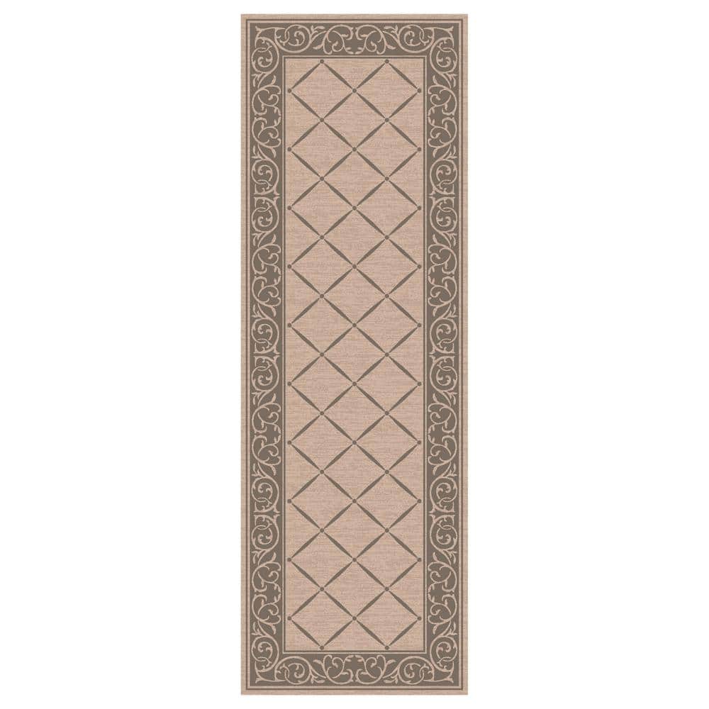 Trafficmaster Horchow Tan 2 Ft X 5 Accent Rug Mt1004453 The