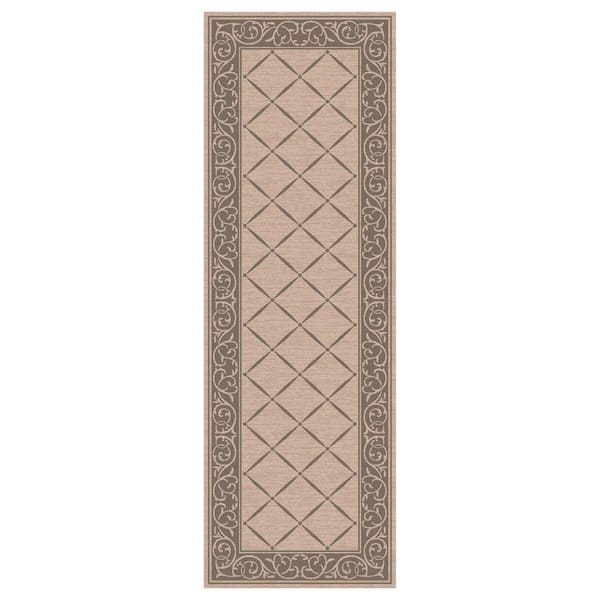 TrafficMaster Horchow Tan 2 ft. x 5 ft. Accent Rug