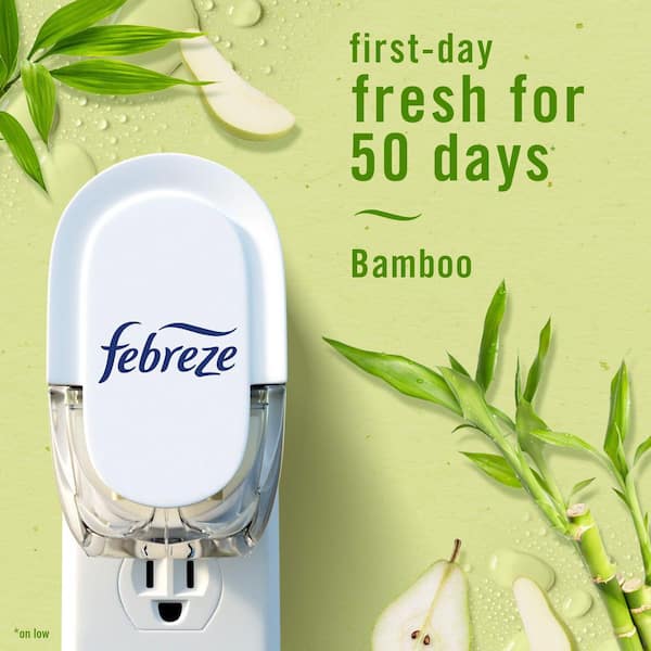 0.87 oz. Light Bamboo Scented Oil Plug-In Automatic Air Freshener Refill (3-Count)