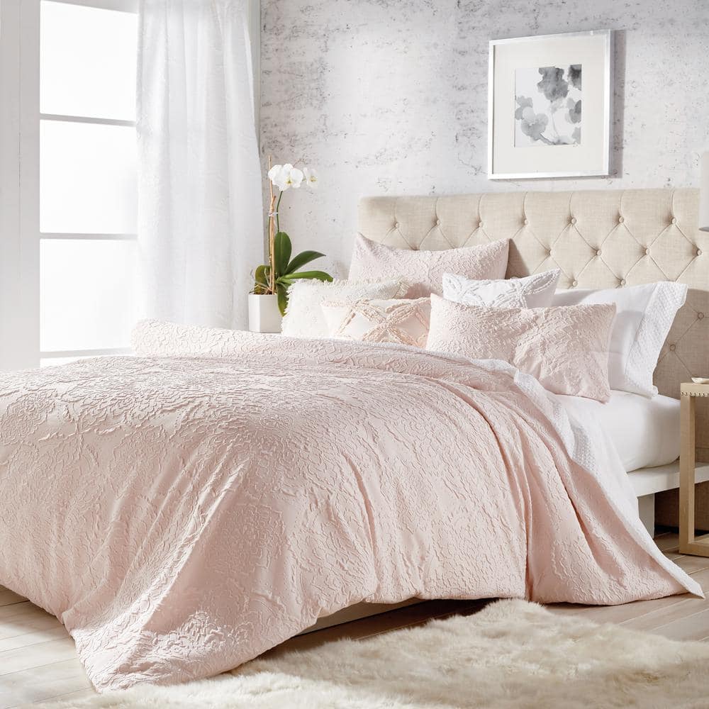 3Piece Blush King Comforter Set 2A8645C4BH