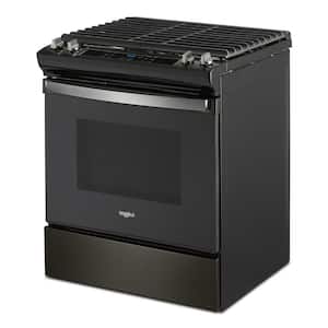 5 cu. ft. Gas Range with Frozen Bake Technology in Black Stainless