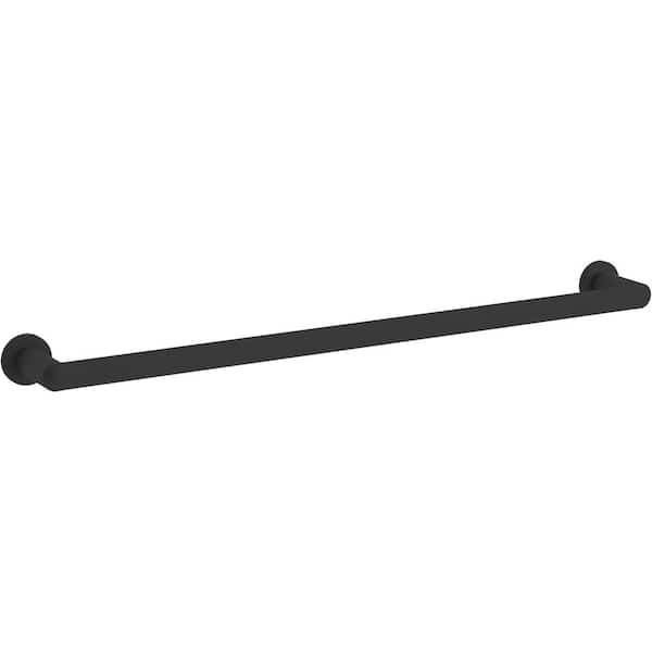 KOHLER Kumin 24 in. Towel Bar in Matte Black