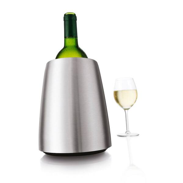 Korst conjunctie Briljant VACU VIN Elegant Stainless Steel Wine Active Cooler 3649360-USA - The Home  Depot