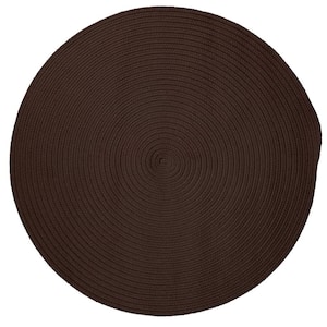 Trends Mink 6 ft. x 6 ft. Round Braided Area Rug