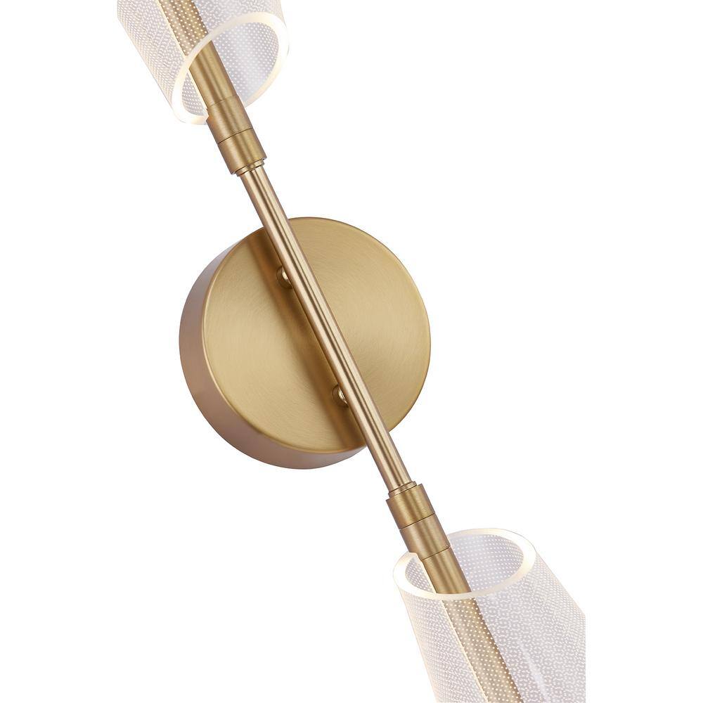 Mulberry 28.63" Gold Dimmable LED Wall Sconce