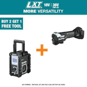 18V LXT Lithium-Ion Cordless Bluetooth Job Site Radio w/ LXT Sub-Compact Lithium-Ion Brushless Starlock Max Multi-Tool